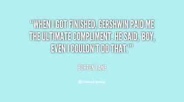 Burton Lane's quote #1
