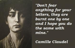 Camille Claudel's quote
