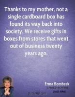Cardboard Box quote #2