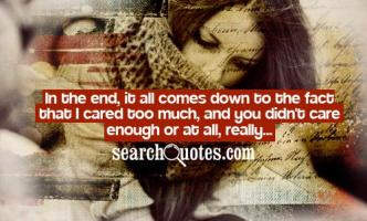 Cared quote #6