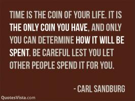 Carl Sandburg's quote