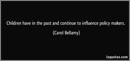 Carol Bellamy's quote