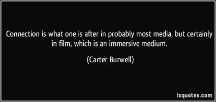 Carter Burwell's quote