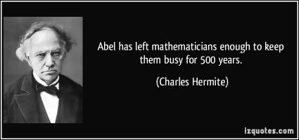 Charles Hermite's quote #1