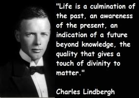 Charles Lindbergh's quote