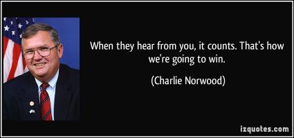 Charlie Norwood's quote