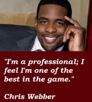 Chris Webber's quote
