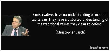 Christopher Lasch's quote