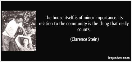 Clarence Stein's quote