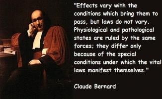 Claude Bernard's quote