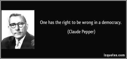 Claude Pepper's quote