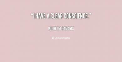 Clear Conscience quote #2