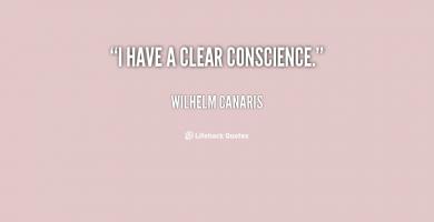 Clear Conscience quote #2