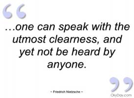 Clearness quote #1