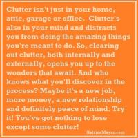 Clutter quote #1