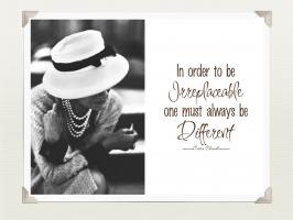 Coco Chanel's quote