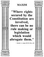 Constitutional Right quote #2