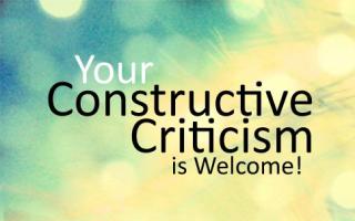Constructive Criticism quote #2