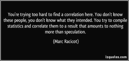 Correlation quote #2