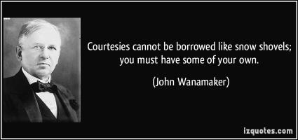 Courtesies quote #1