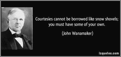 Courtesies quote #1