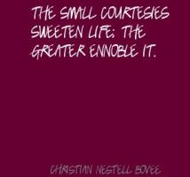 Courtesies quote #1