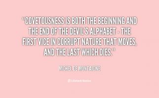 Covetousness quote #2