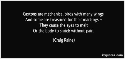 Craig Raine's quote #1