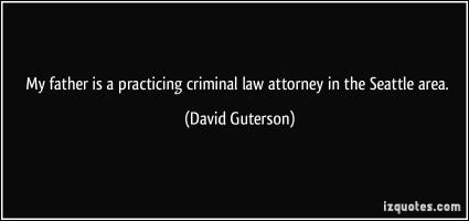 Criminal Law quote #2