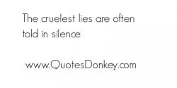 Cruelest quote #1