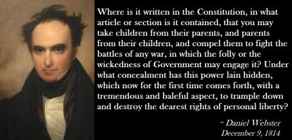 Daniel Webster's quote