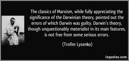 Darwinian Theory quote