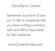 David Byrne's quote