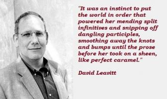 David Leavitt's quote