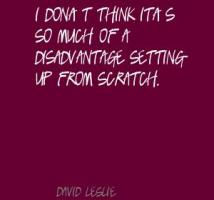 David Leslie's quote