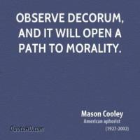 Decorum quote #1