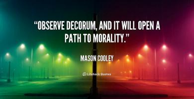 Decorum quote #1