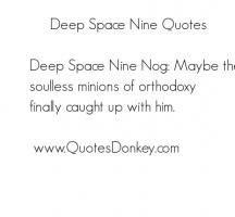Deep Space quote #2