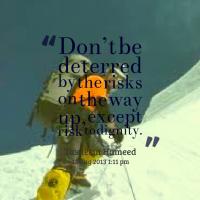 Deterred quote #1