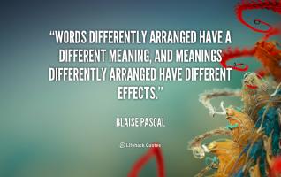 Different Meaning quote #2