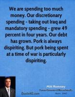 Discretionary Spending quote #2