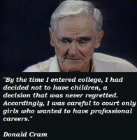 Donald Cram's quote