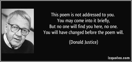 Donald Justice's quote #2