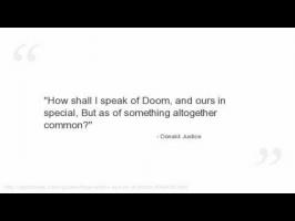 Donald Justice's quote