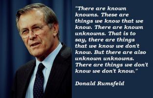 Donald Rumsfeld's quote