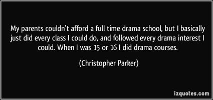 Drama School quote #2