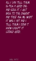 Dugout quote #2