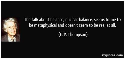 E. P. Thompson's quote