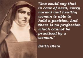 Edith Stein's quote
