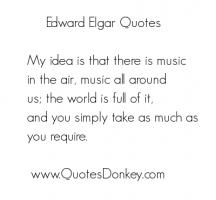 Edward Elgar's quote